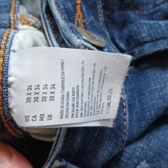 American Eagle distressed next level Stretch Jeans size 30 - Picture 5 of 16